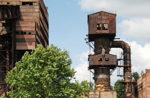 Road to Ambrolauri - Soviet Factory