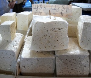Armenia - Yerevan Market - Cheese