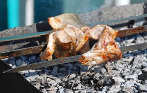 Sevan Lake - Making Khorovats