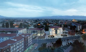 Nakhchivan City - View from Hotel Tabriz