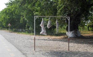 Azerbaijan Travel - Quba - Roadside Vendors