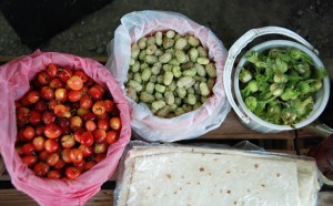 Azerbaijan Travel - Quba - Roadside Vendors