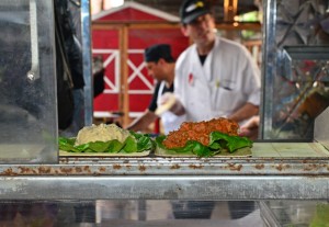 Russian Cuisine - Moscow 57 Under The Tracks - Lima Bean Hummus and Eggplant Caviar