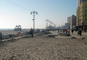Brighton Beach after Hurricane Sandy