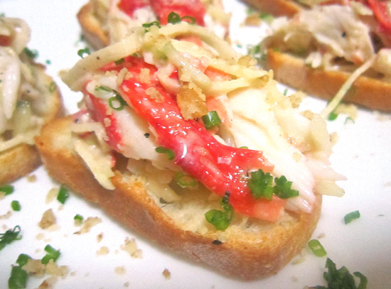 Russian Cuisine - King Crab Salad