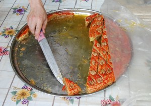 Azerbaijan Cuisine - Road to Quba - Pakhlava Shop