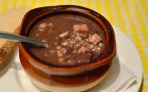 Czech Cuisine - Bohemian Hall - Pork and Barley Soup