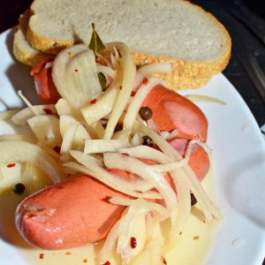 Czech Cuisine - Bohemian Hall - Pickled Sausage