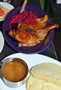 Czech Cuisine - Bohemian Hall - Roasted Duck