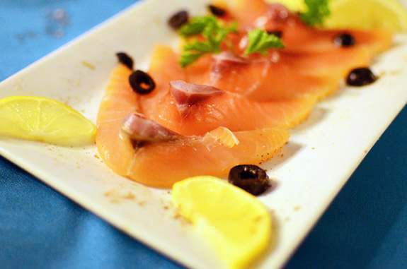 Russian Cuisine - Caspiy - Smoked Salmon