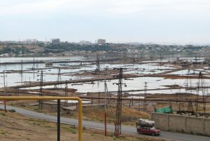 Azerbaijan - Absheron - Derricks