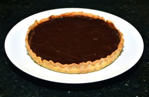 Prune and Chocolate Custard Tart