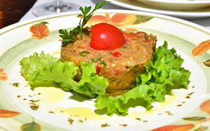 Moldovan Food - Restaurant Vatra Neamului - Eggplant Caviar