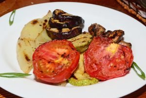 Moldovan Food - Restaurant Orasul Vechi - Grilled Vegetables