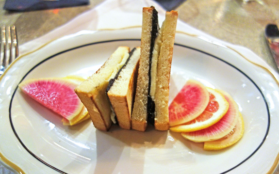 M. Wells Steakhouse - Caviar Sandwich