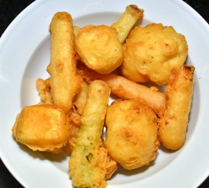 Vodka Battered Vegetables