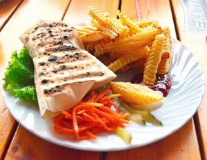 Gagauzia - Comrat - Restaurant Atlantida - Gratar