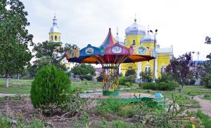 Gagauzia - Comrat - Park and Orthodox Church