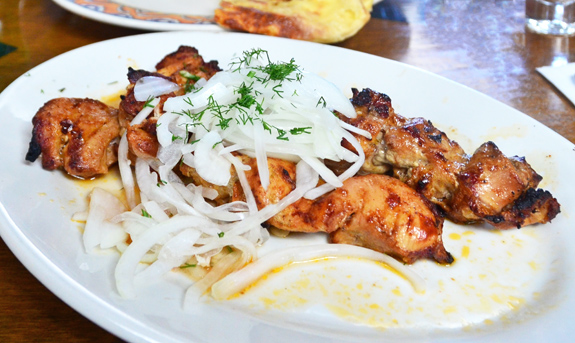 Uzbek Cuisine - Kebeer - Chicken Kebab