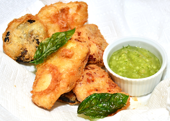 Russian Fritto Misto and Cucumber Ketchup