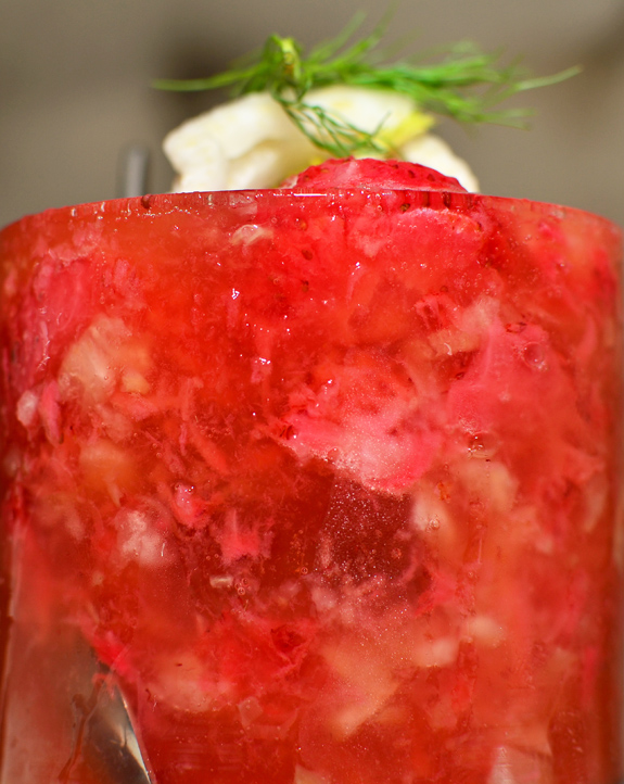 Russian Cuisine - Ariana - Strawberry Fennel Cocktail