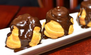 Georgian Cuisine - Old Tbilisi Garden - Chocolate Cream Puffs
