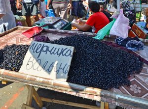 Ukraine - Odessa - Privoz Market - Blueberries