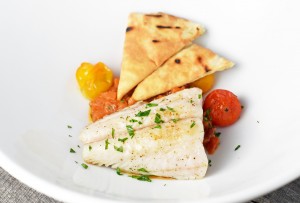 Grilled Pike, Liberland Ajvar and Flatbread
