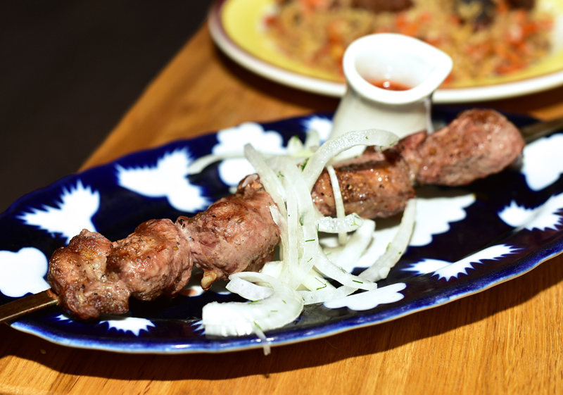 Uzbek Cuisine - Uma's - Lamb Kebab
