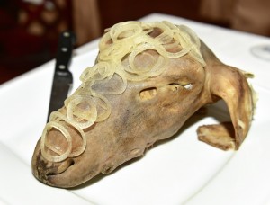 Astana, Kazakhstan - Restaurant Farhi - Lamb's Head