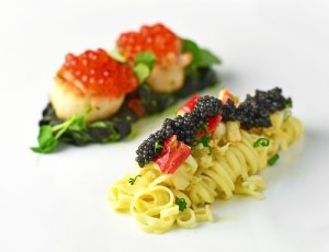 Pasta-Caviar Duo