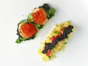 Pasta-Caviar Duo
