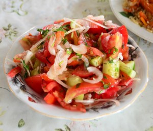 Dushanbe - Shaftoluzor Restaurant - Salad