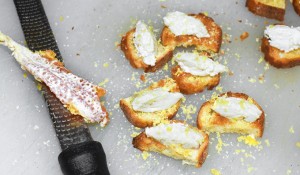 Croutons with Whipped Ricotta, and Variations on Lake Trout