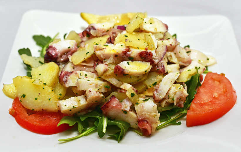New Rochelle - Dubrovnik Restaurant - None's Style Octopus Salad