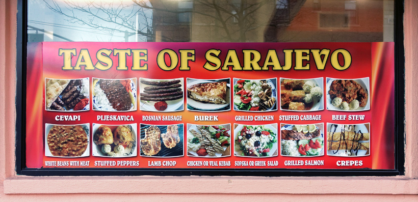 Bosnian Food - Cevabdzinica Sarajevo