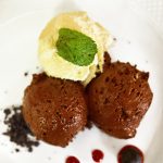 Sopron - Erhardt Restaurant - Chocolate Mousse and Sour Cherry Coulis