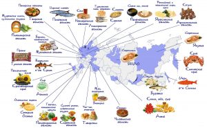 Tasty Map of Russia
