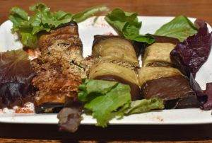 Georgian Cuisine - Cheeseboat - Eggplant Roll