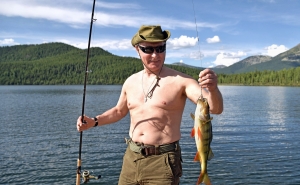 Vladimir Putin Fishing in Siberia