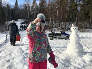Russia - Solovki - Ice Fishing Contest