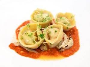 Zagreb - Dubravkin Put Restaurant - Amberjack Cappellacci with Roasted Fennel and Tomato Sauce