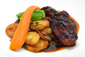Zagreb - Dubravkin Put Restaurant - Braised Beef Cheeks with Carrot and Potatoes