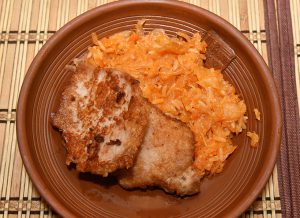 Lovozero - Bear's Corner Camp - Meat Scallopine with Rice and Carrots