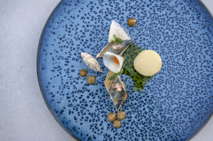 Restaurant 360 - Mackerel / White Turnip / Potato and Miso Mayo / Bonito Dressing