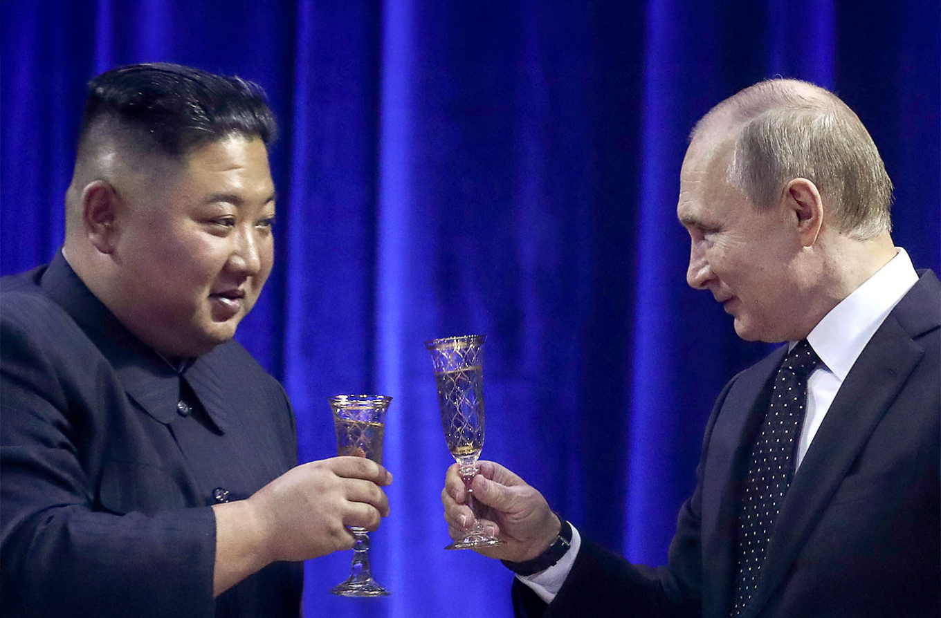 Kim Jong Un and Vladimir Putin