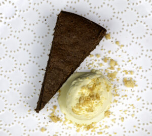 Istrian Cuisine - Chocolate-Olive Oil Cake and Truffle-Honey Ice Cream