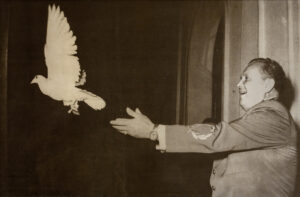 Tito Releasing a Dove