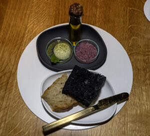 Rovinj - Monte Restaurant - Focaccia, Olive Oil, and Butter